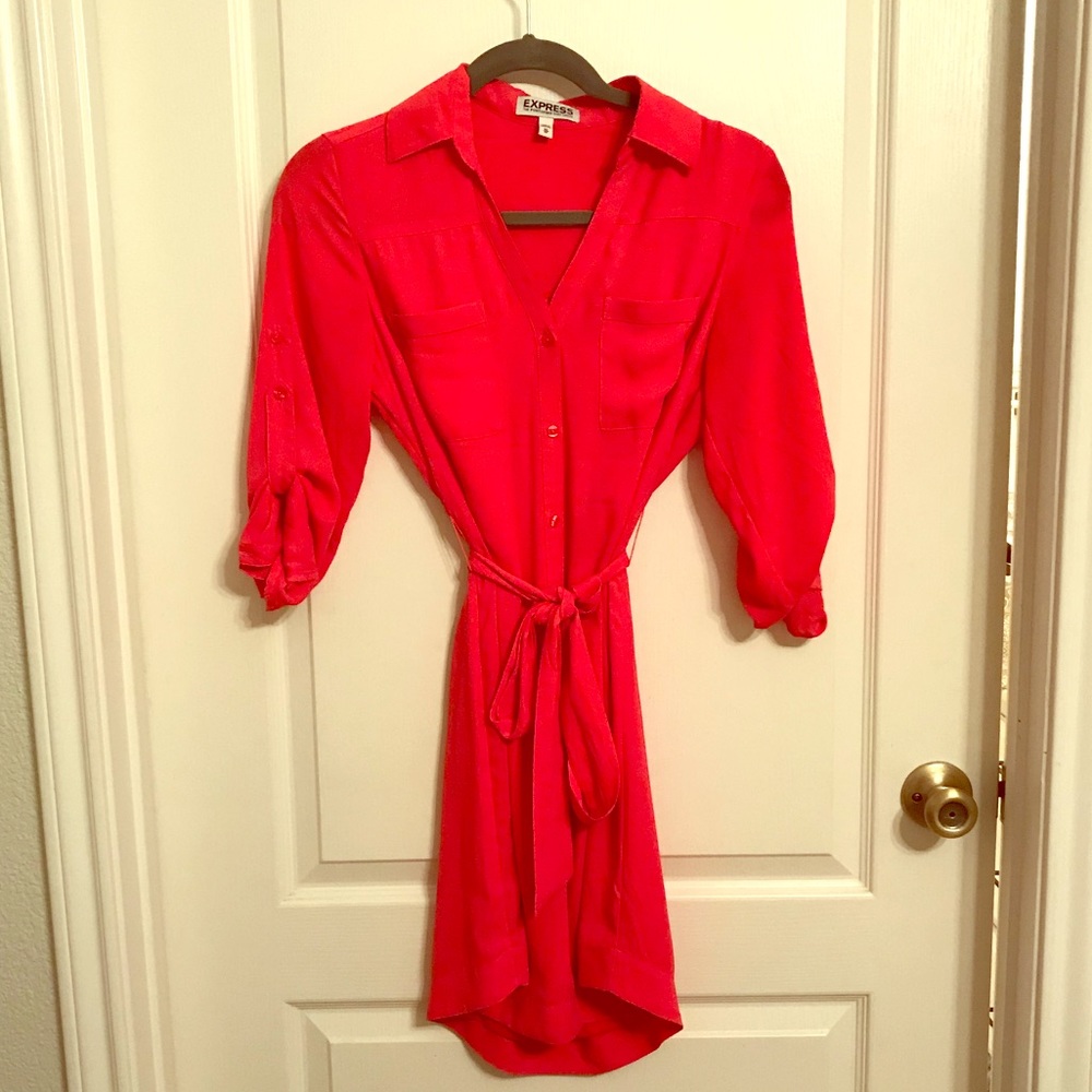 Express, NWOT, portofino shirt dress